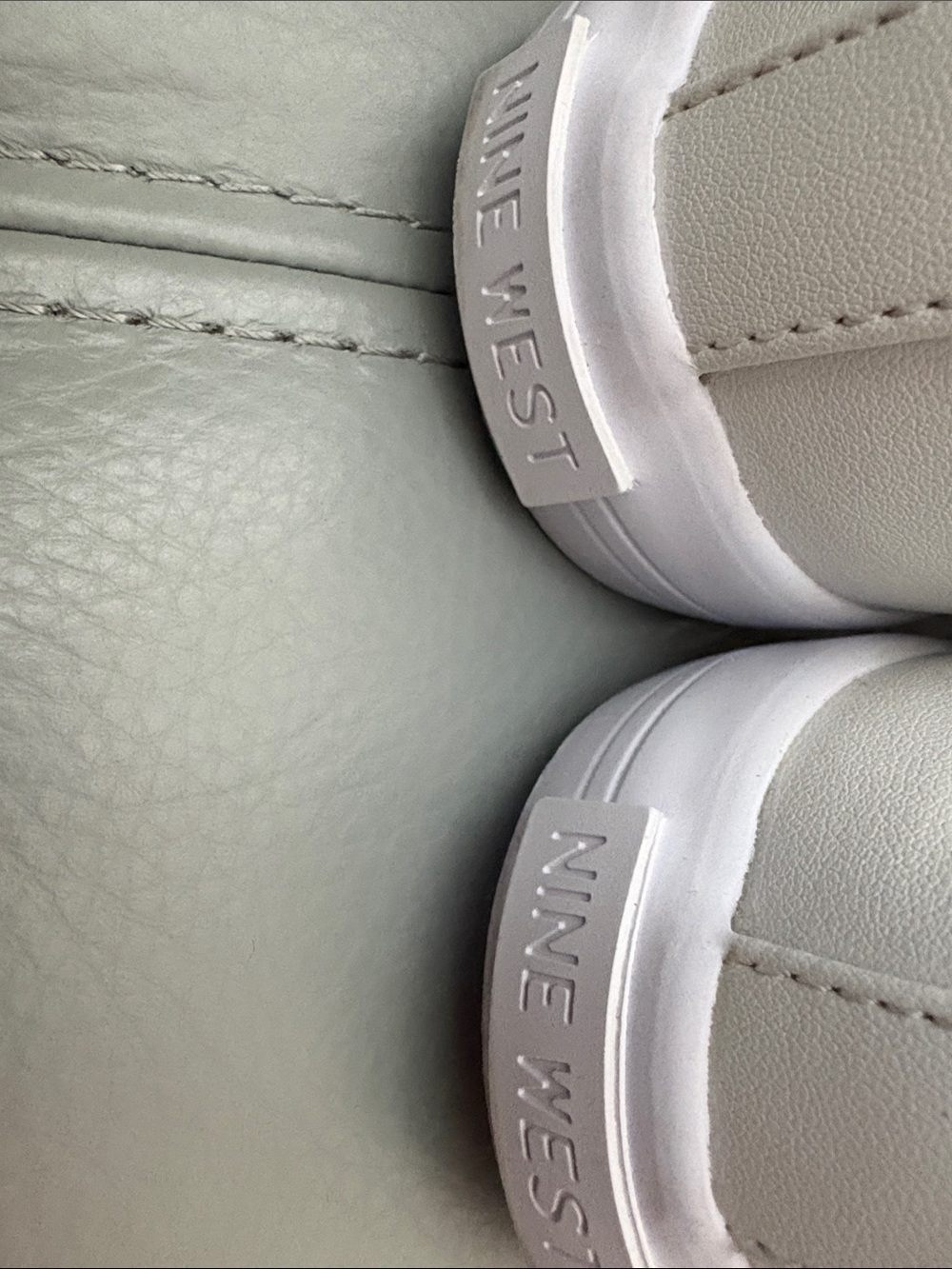 Nine West White Women's Low-Top Lace-Up Sneakers - Picture 3 of 3